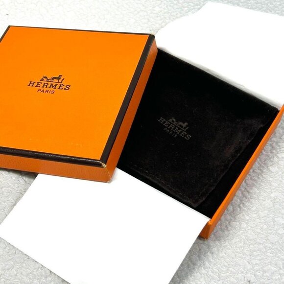 Authentic Hermes H Bracelet Clic Clac Bangle Blue Royal Silver - Picture 8 of 8